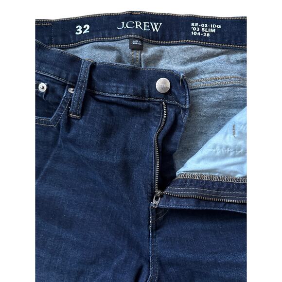 J. Crew High Rise ‘03 Super Stretch Slim Jeans Dark Wash Size 32 - Picture 8 of 10